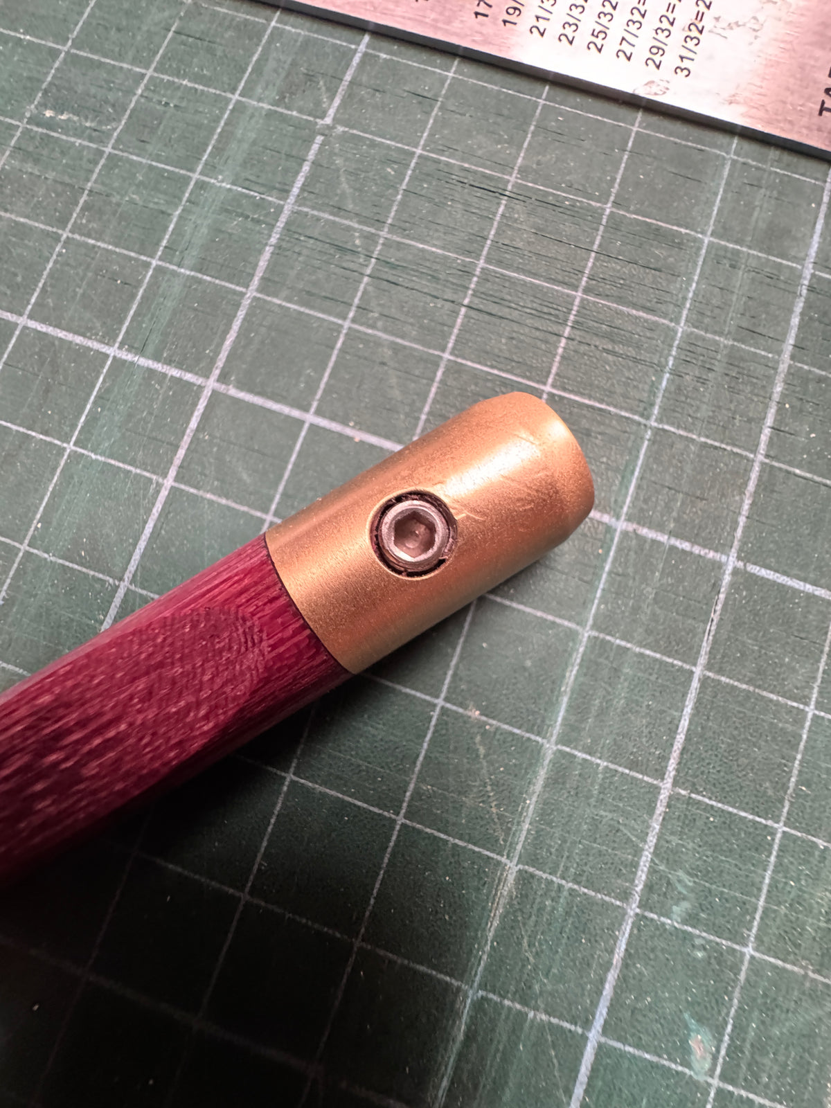 Purpleheart & Brass Marking Knife (B-Stock)