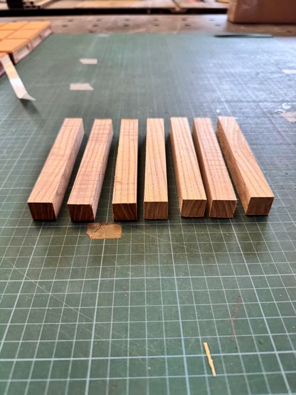 Rippled Olive Ash Pen Blanks #1