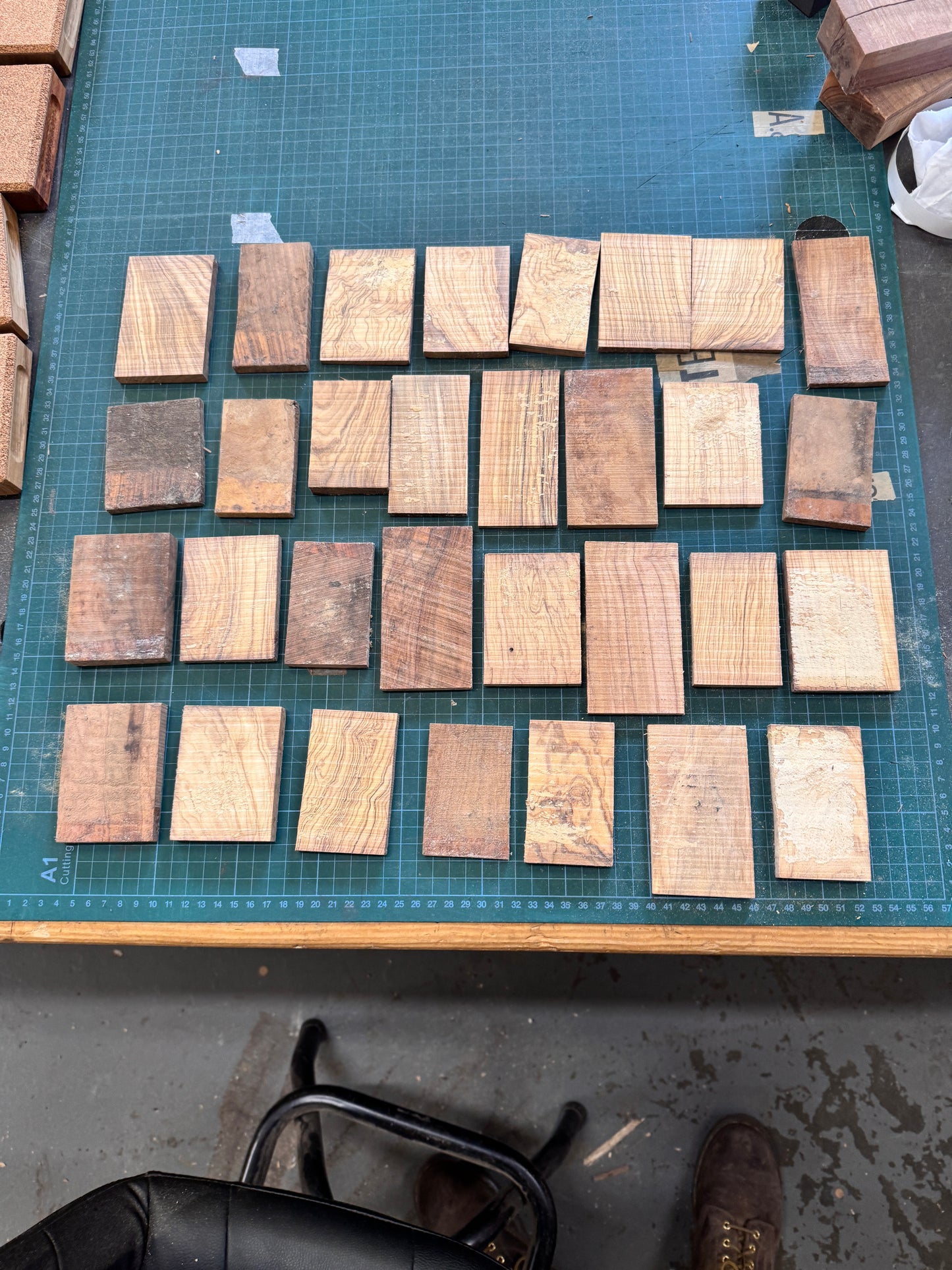 Olivewood Thin Offcuts #1