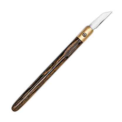 Pale Moon Ebony & Brass Marking Knife