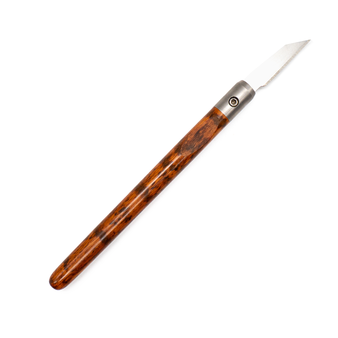 Snakewood & Titanium Marking Knife
