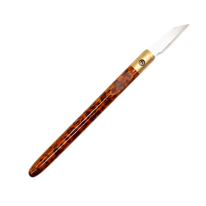 Snakewood & Brass Marking Knife