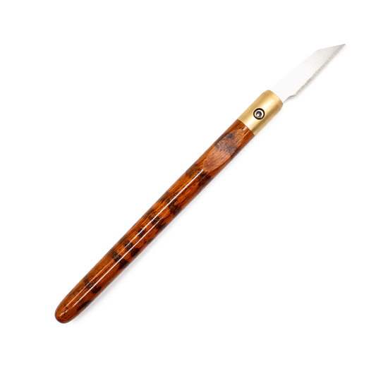 Snakewood & Brass Marking Knife