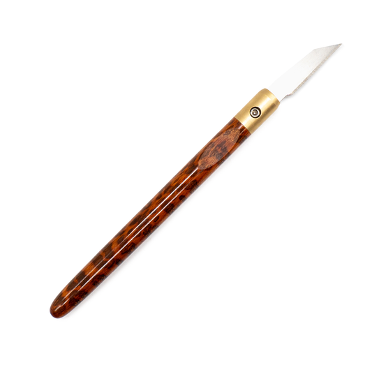 Snakewood & Brass Marking Knife