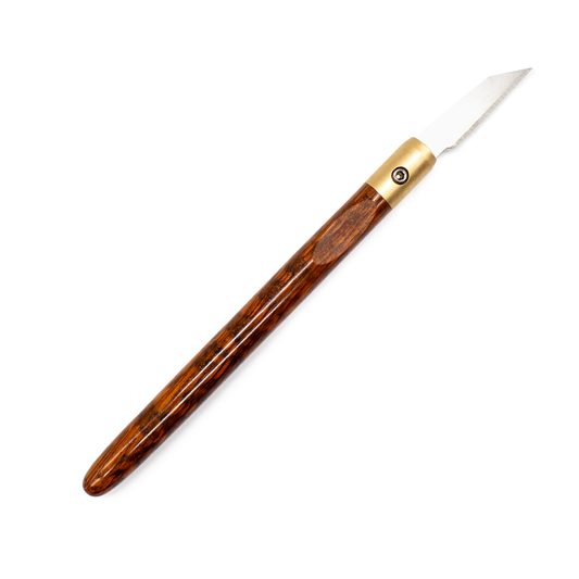 Snakewood & Brass Marking Knife