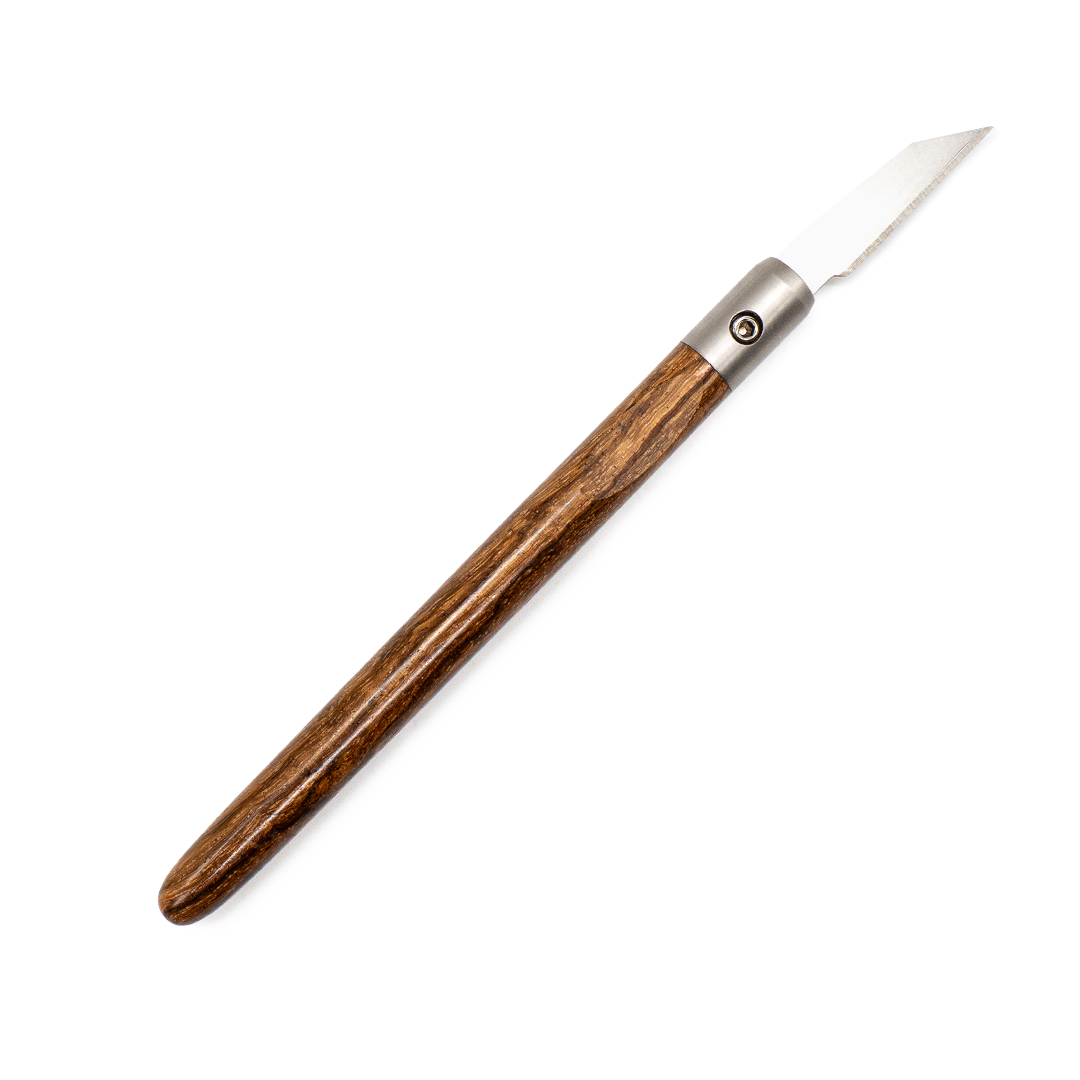 Zebrano & Steel Marking Knife