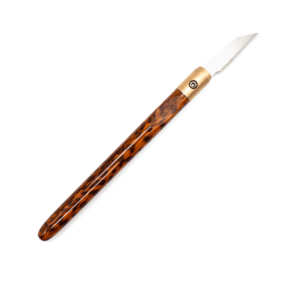 Snakewood & Bronze Marking Knife