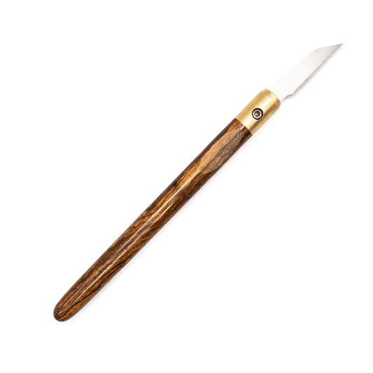 Zebrano & Brass Marking Knife
