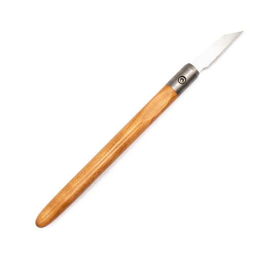 Cherry & Titanium Marking Knife