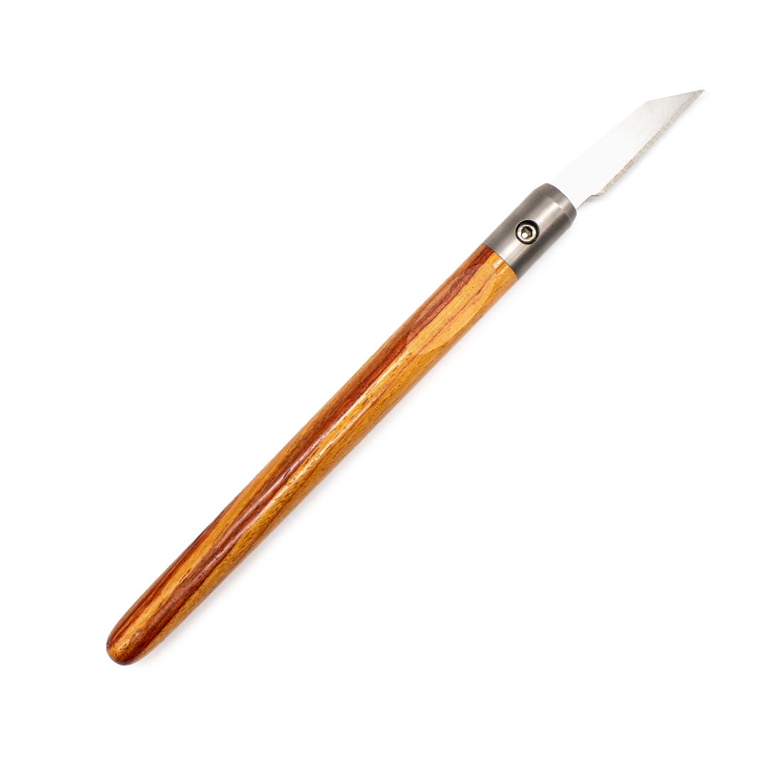 Tulipwood & Titanium Marking Knife