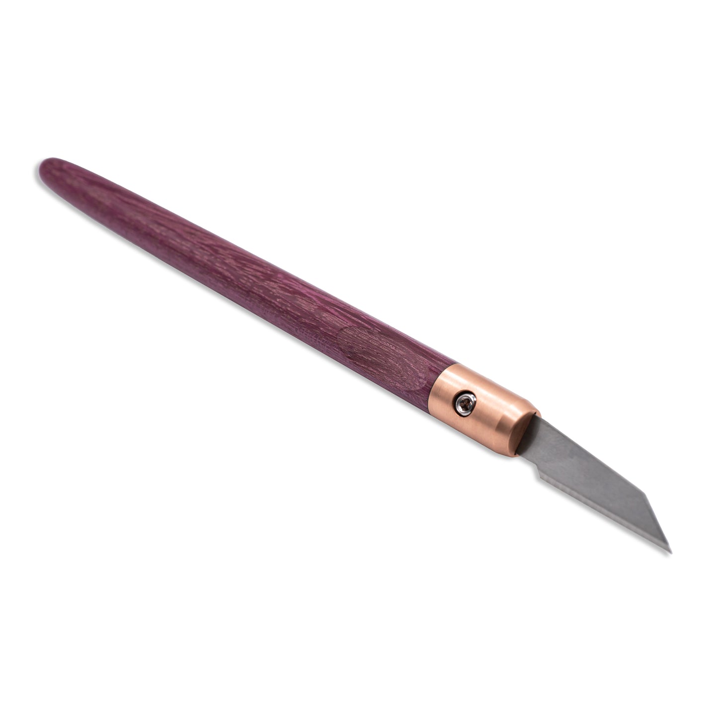 Purpleheart & Copper Marking Knife