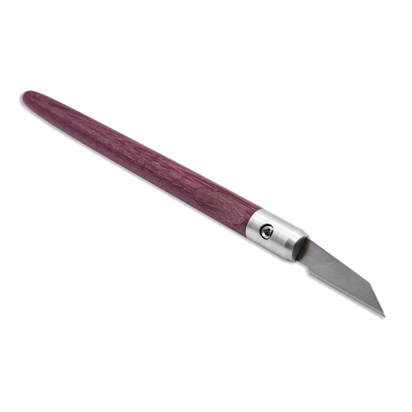 Purpleheart & Steel Marking Knife