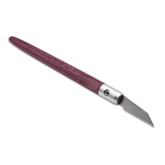 Purpleheart & Steel Marking Knife
