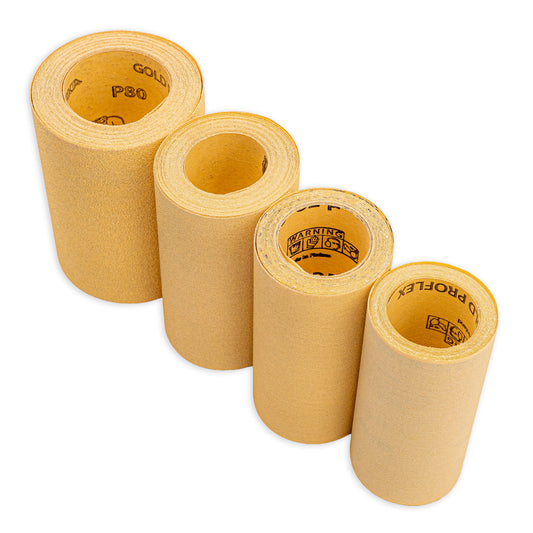 Mirka Proflex Sandpaper Set (80, 120, 180, 240 Grit - 5m)