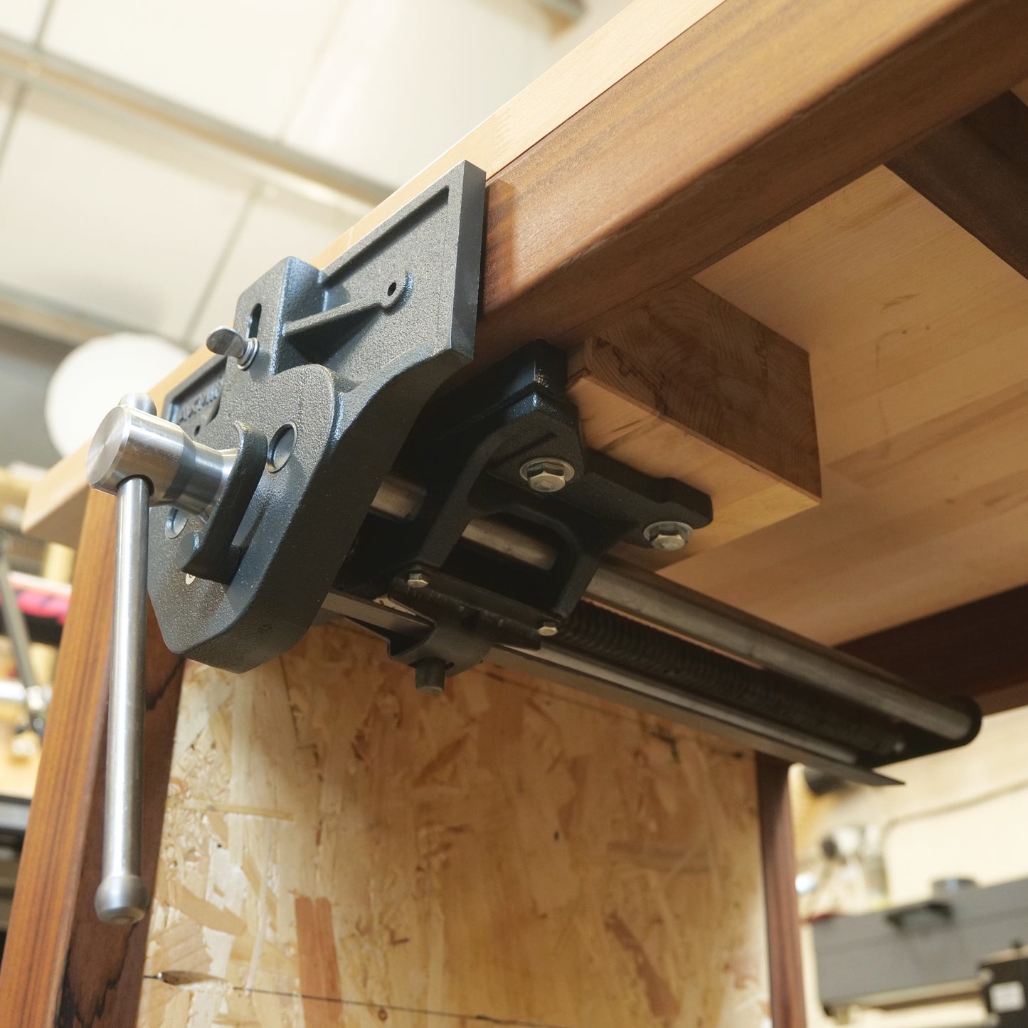 Walnut and Beech Workbench (Collection Only)