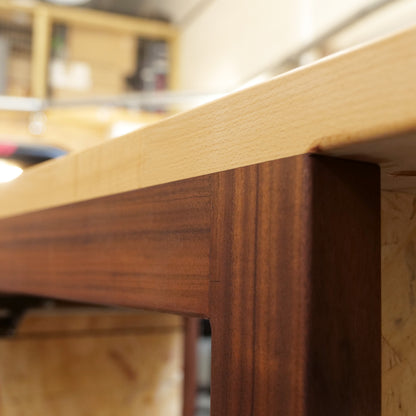 Walnut and Beech Workbench (Collection Only)