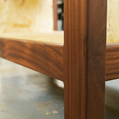 Walnut and Beech Workbench (Collection Only)