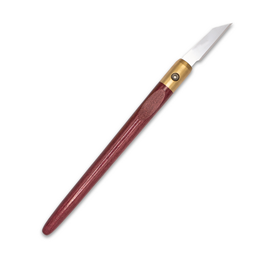 Purpleheart & Brass Marking Knife