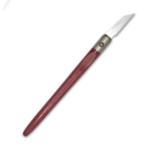 Purpleheart & Steel Marking Knife