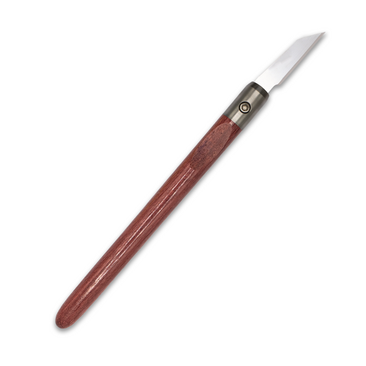 Purpleheart & Titanium Marking Knife