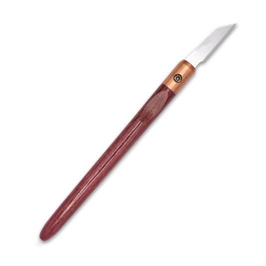 Purpleheart & Copper Marking Knife