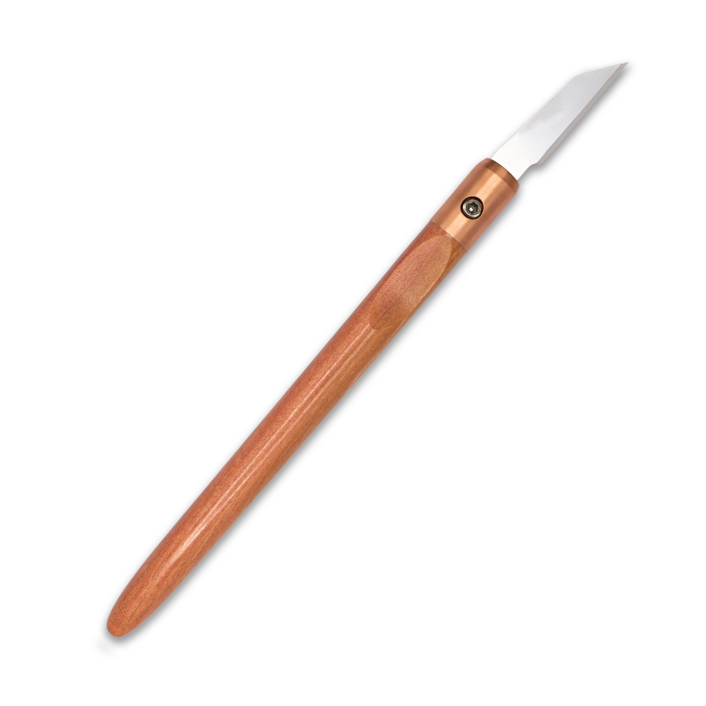 Pink Ivory & Copper Marking Knife