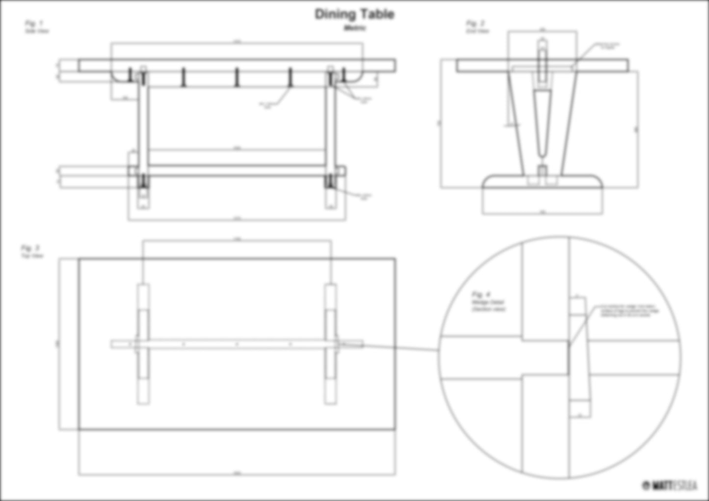 Dining Table Plans