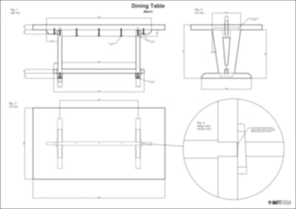 Dining Table Plans