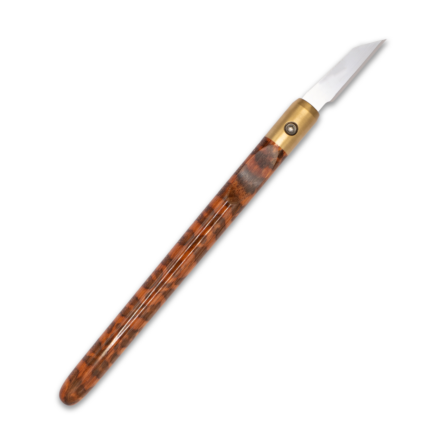 Snakewood & Brass Marking Knife