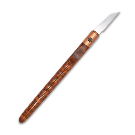 Snakewood & Copper Marking Knife