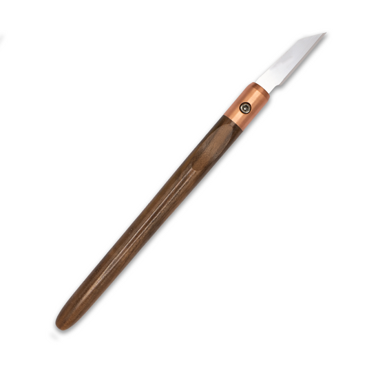 Walnut & Copper Marking Knife