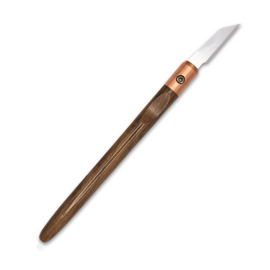 Walnut & Copper Marking Knife