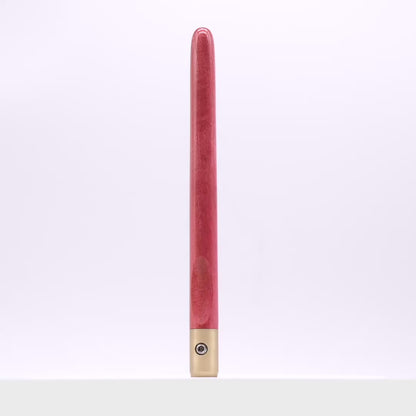 Pink Ivory & Brass Marking Knife