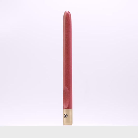 Pink Ivory & Brass Marking Knife