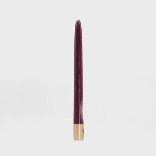 Purpleheart & Bronze Marking Knife