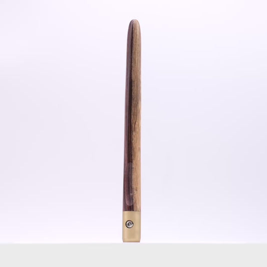 Sappy Mexican Kingwood & Brass Marking Knife